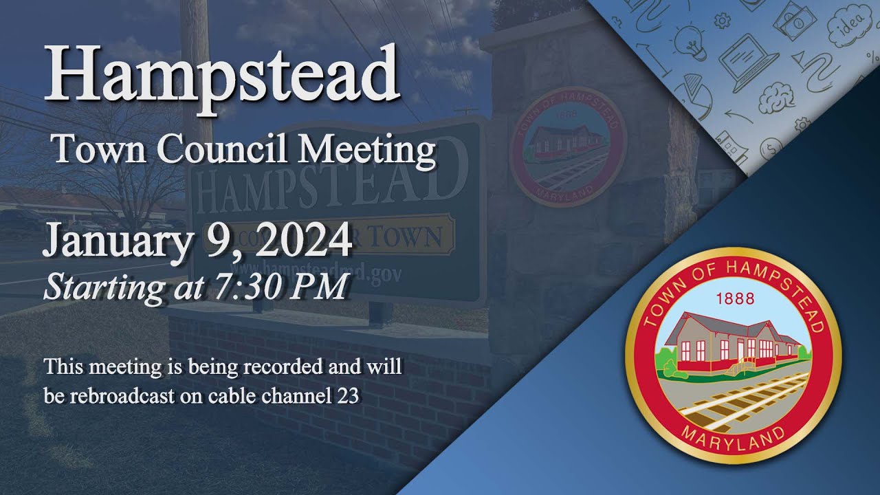 Hampstead Town Council Meeting 1 9 2024