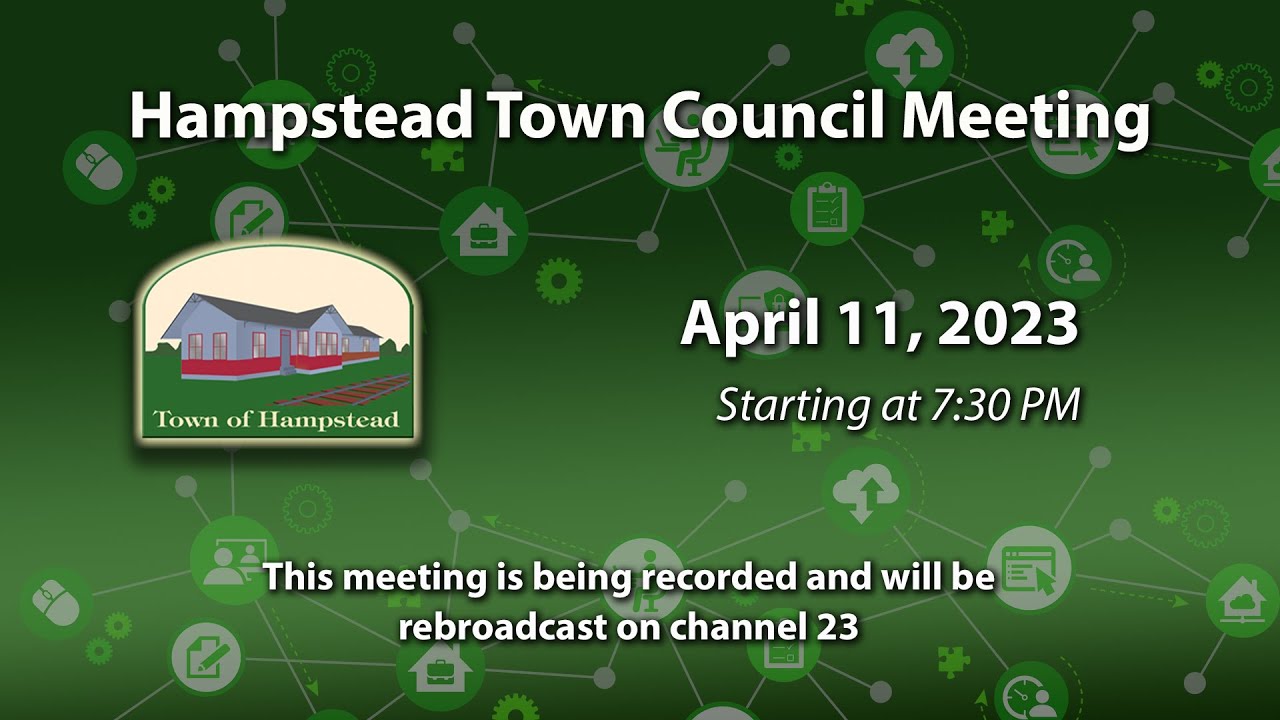 Hampstead Town Council Meeting 4-11-2023