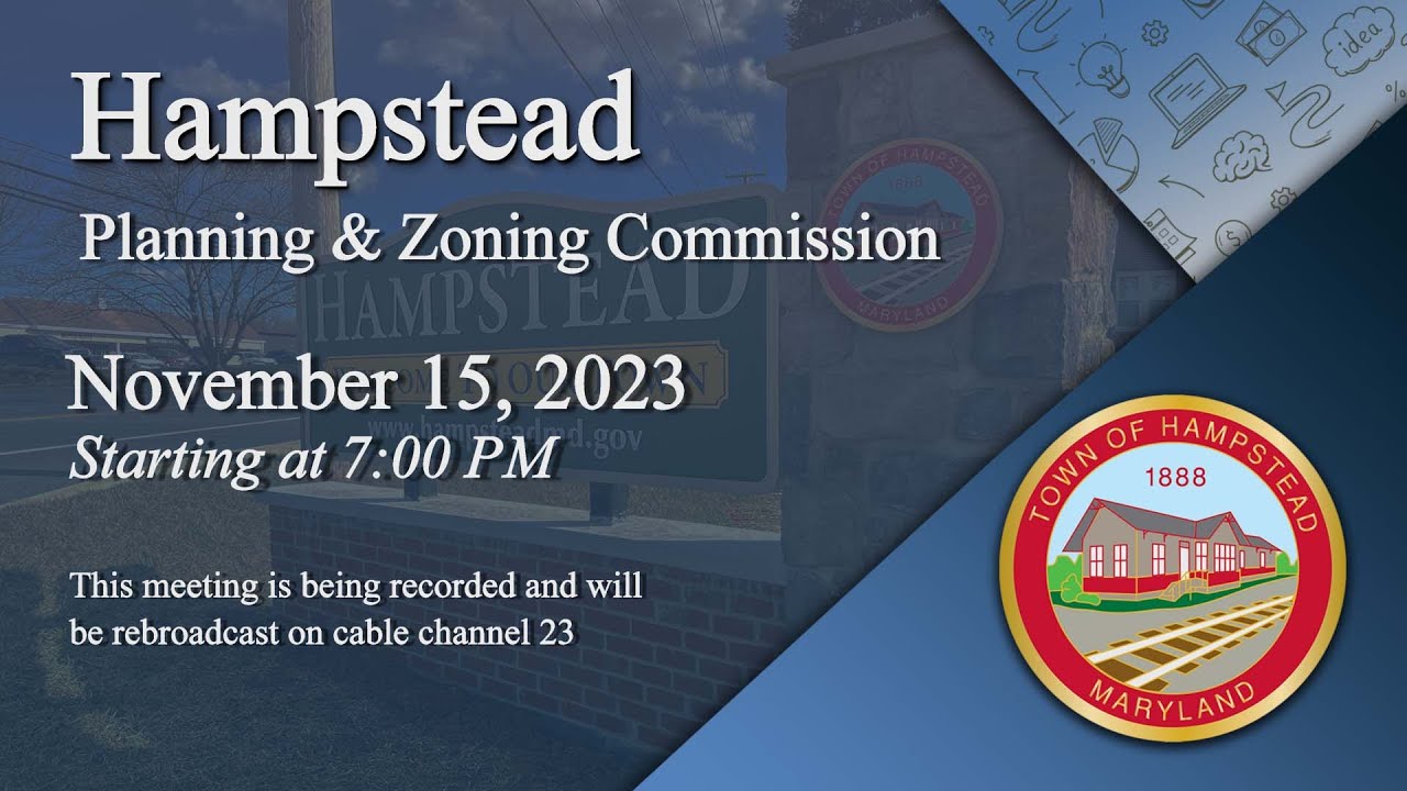 Hampstead Planning And Zoning Commission Meeting 11-15-2023