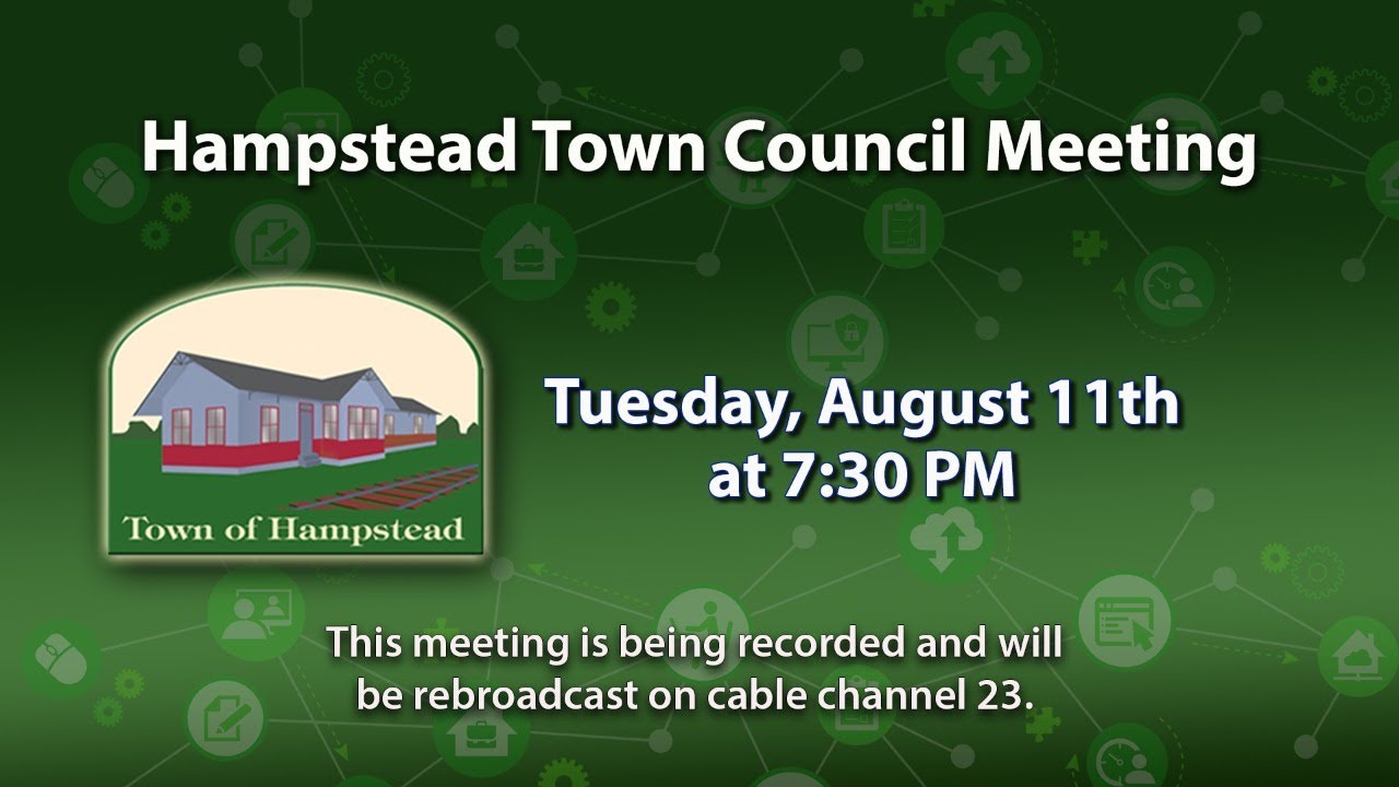 Hampstead Town Council Meeting 8-11-2020