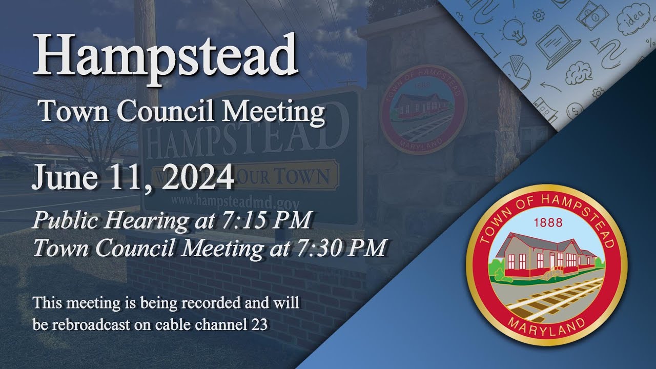 Hampstead Public Hearing And Town Council Meeting 6-11-2024