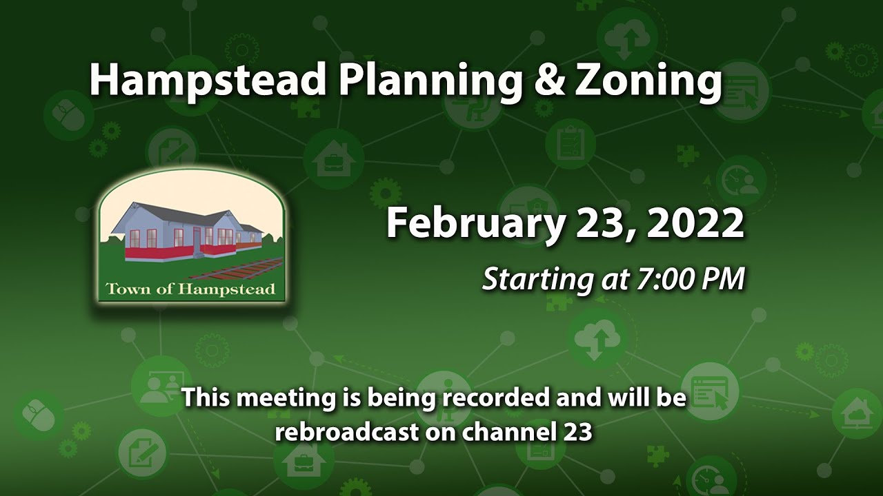 Hampstead Planning And Zoning Commission 2-23-2022