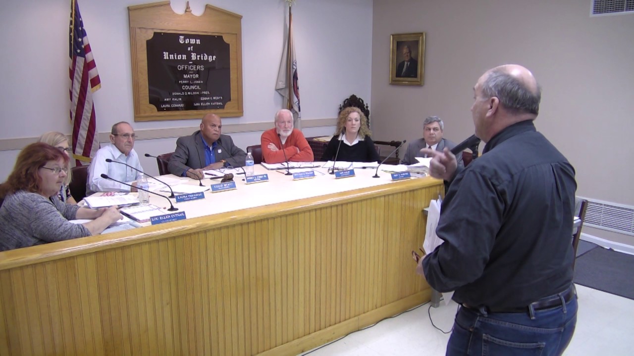 Union Bridge Council Meeting 1-23-2017