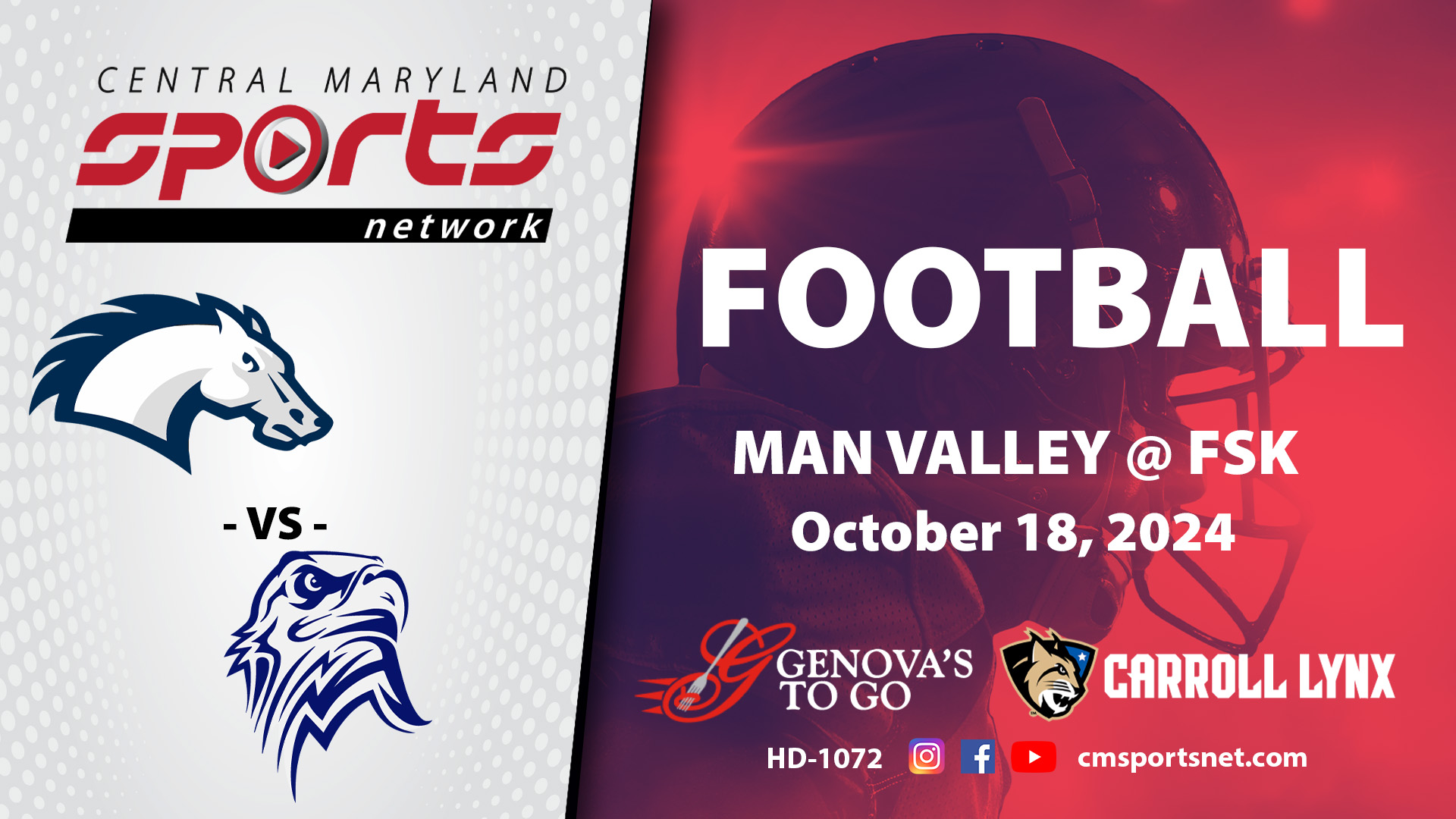 Manchester Valley At Francis Scott Key Football 10-18-2024