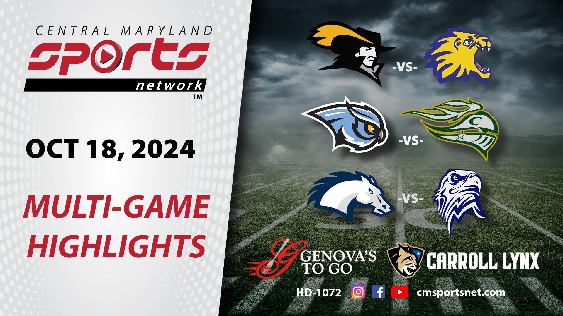 Week 7 Multi-Game Football Coverage Highlights 10-18-2024