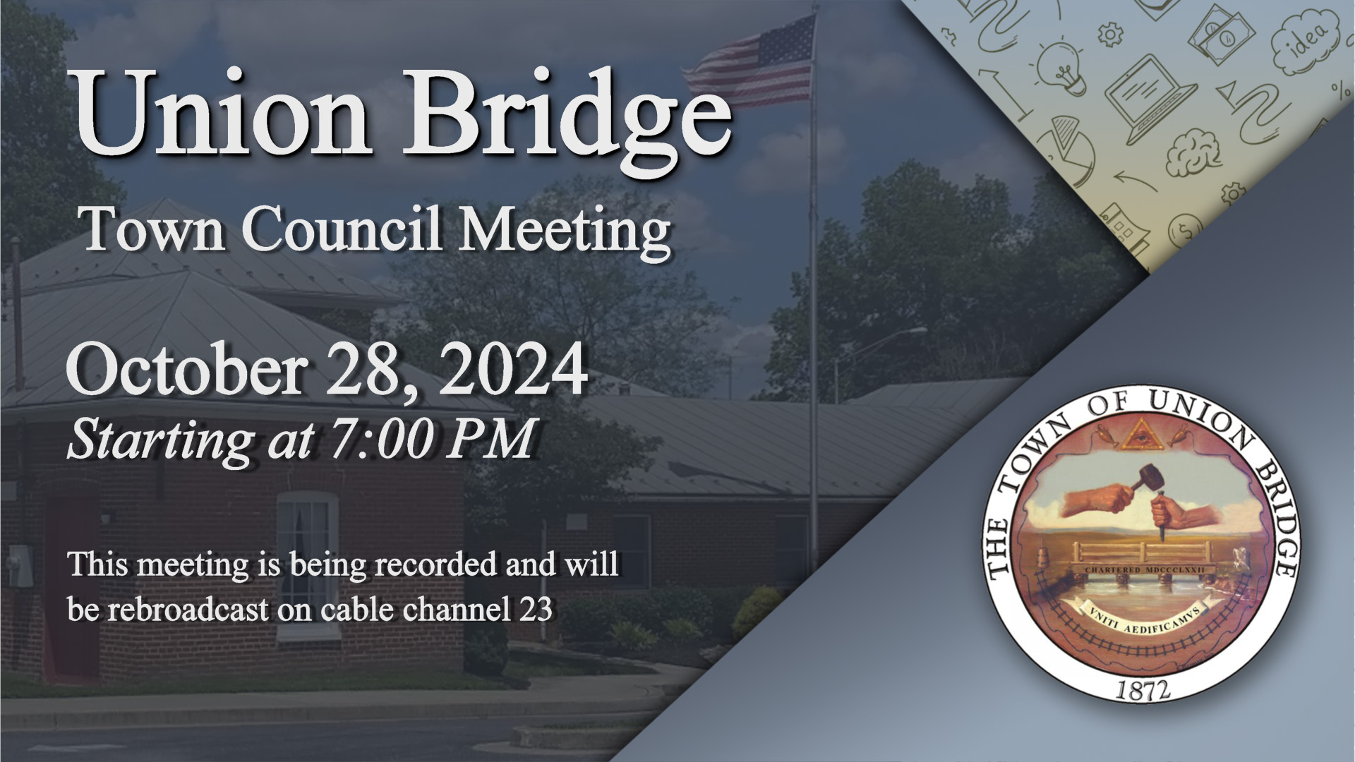 Union Bridge Town Council Meeting 10-28-2024