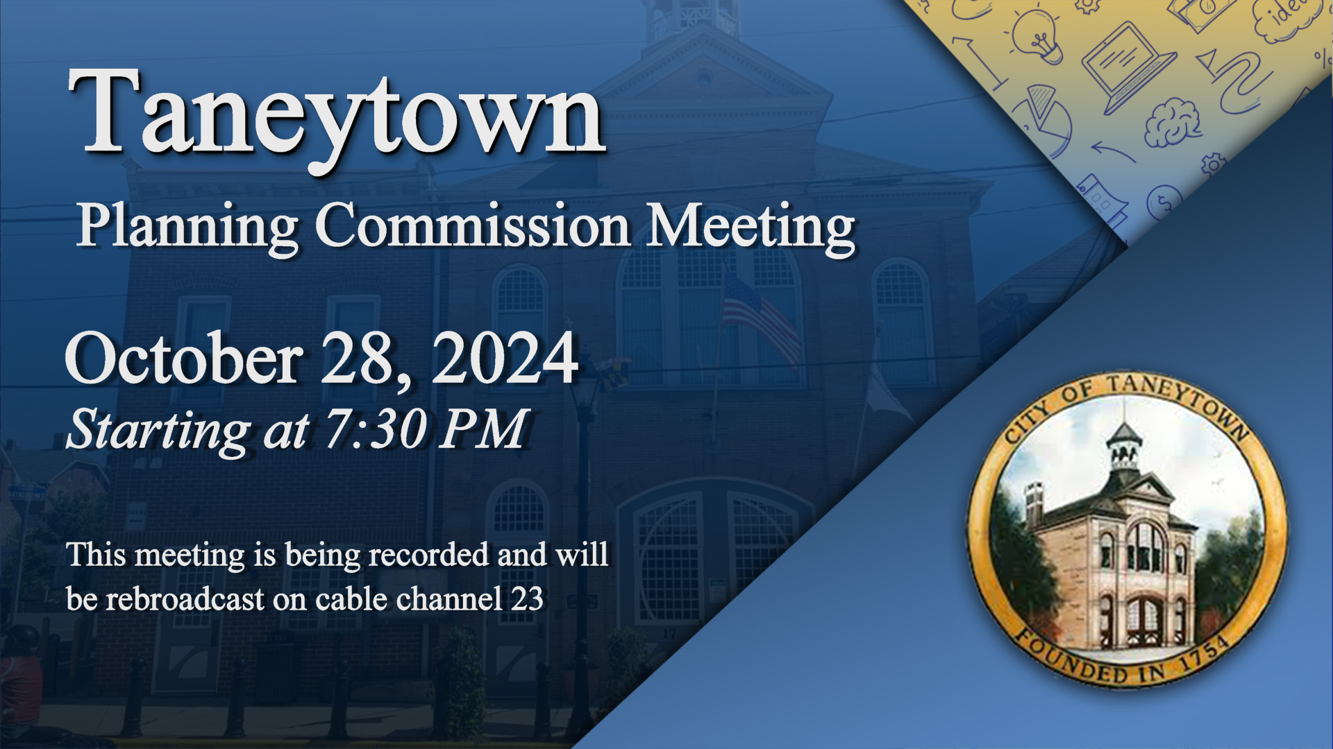 Taneytown Planning Commission 10-28-2024