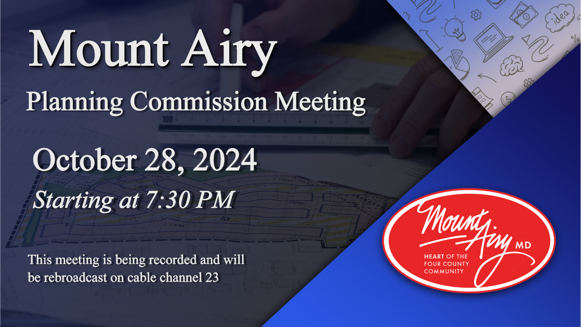 Mount Airy Planning Commission Meeting 10-28-2024
