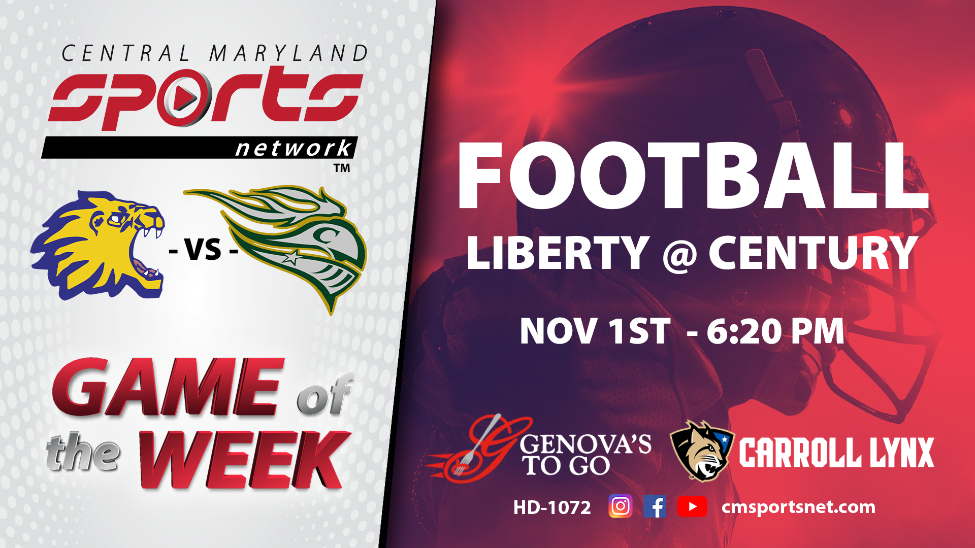 Liberty At Century Football 11-1-2024