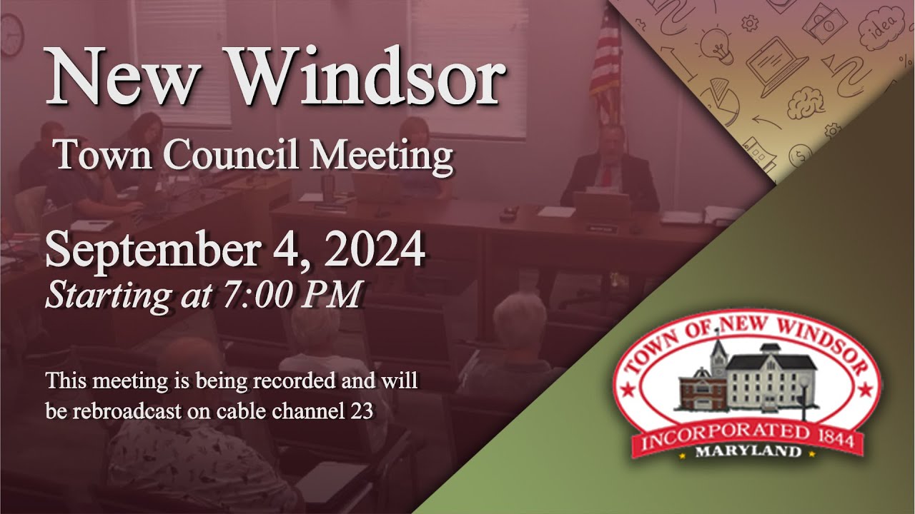 New Windsor Town Council Meeting 9-4-2024