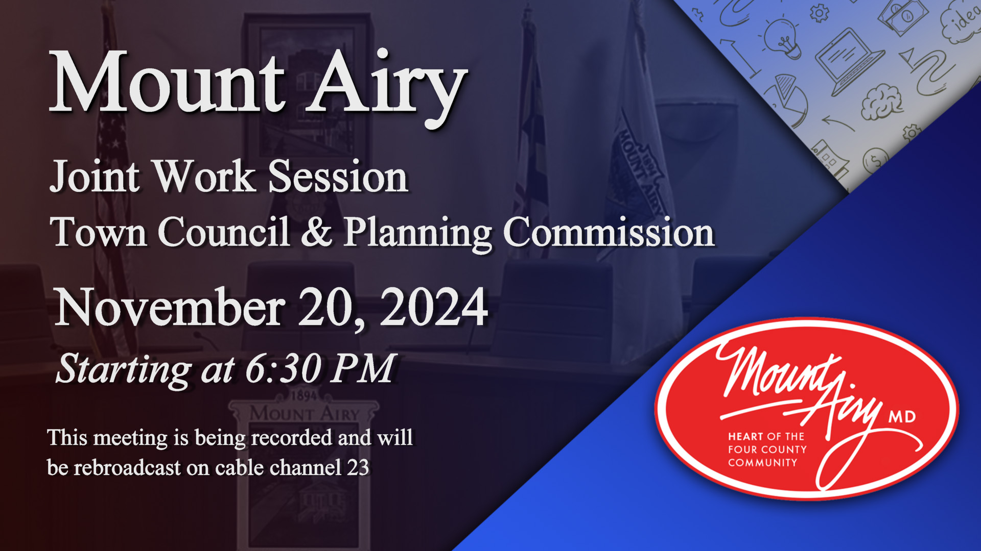 Mount Airy Joint Work Session - Master Plan 11-20-2024