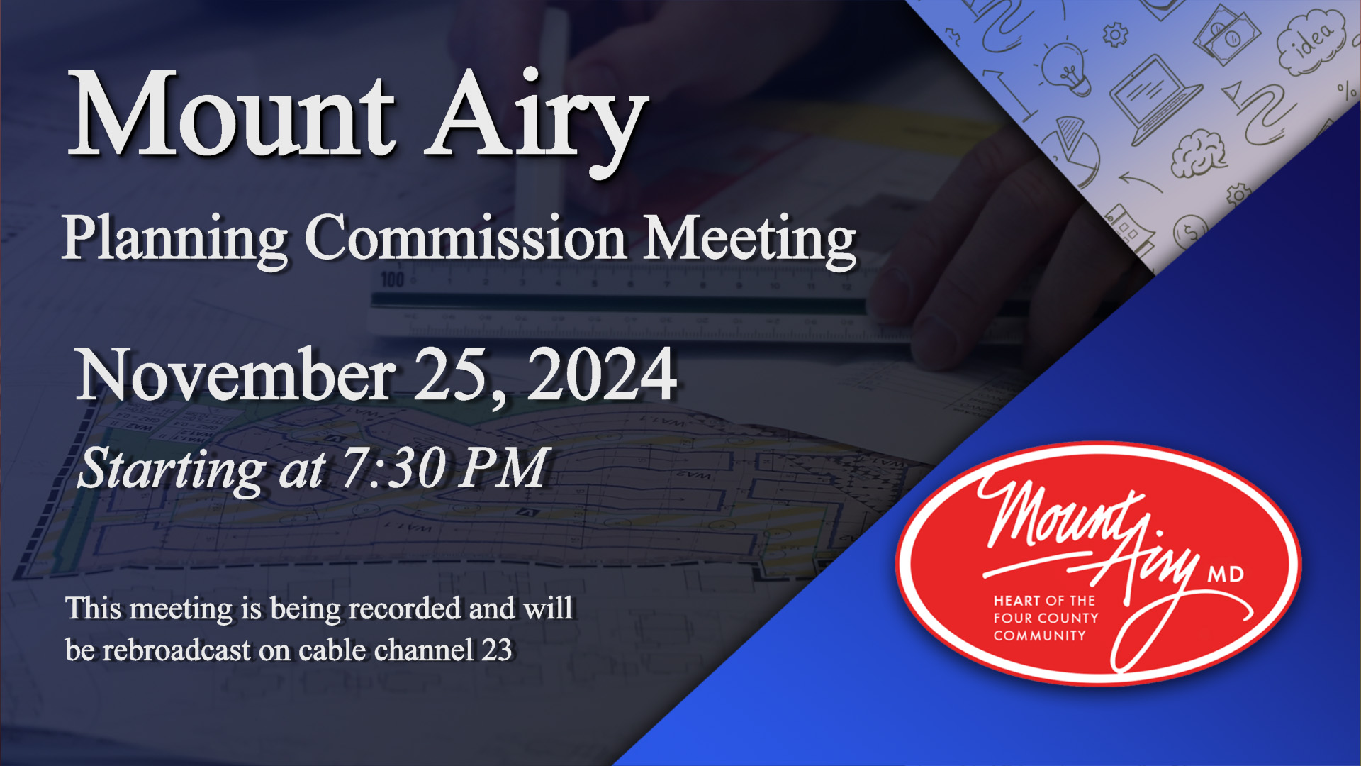 Mount Airy Planning Commission Meeting 11-25-2024