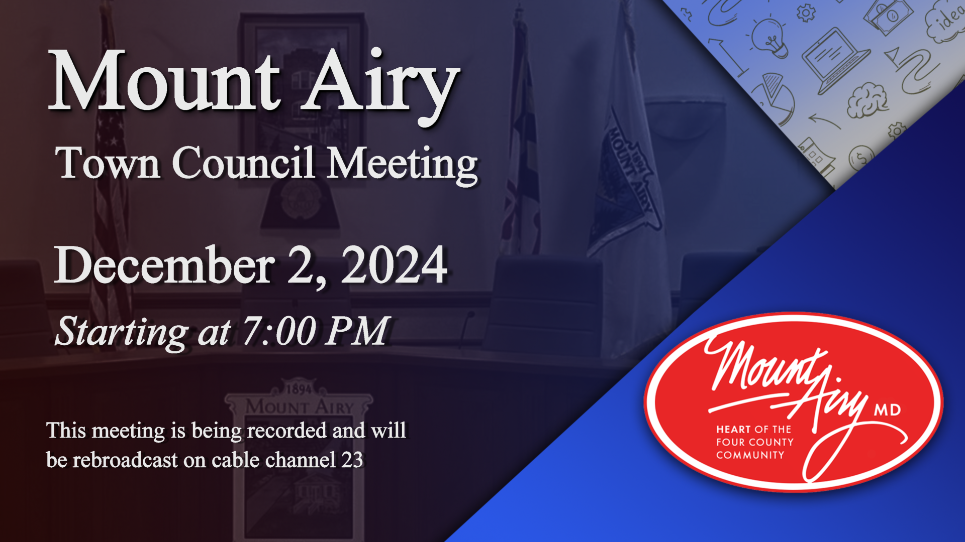 Mount Airy Town Council Meeting 12-2-2024