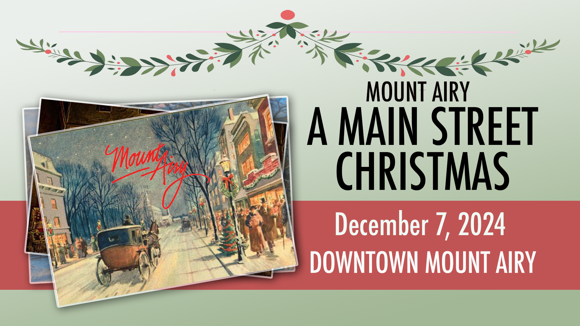 Mount Airy Main Street Christmas 2024