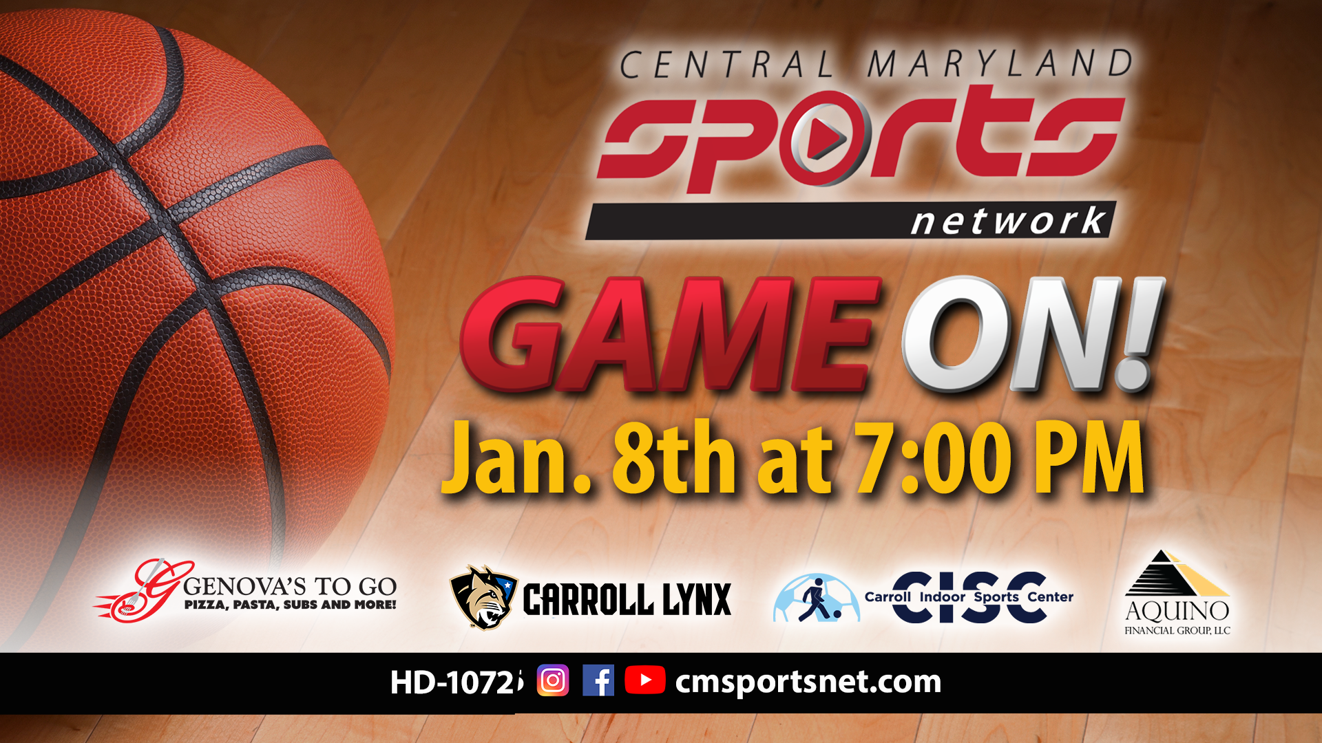 CMSportsNet Game On 1-8-2025