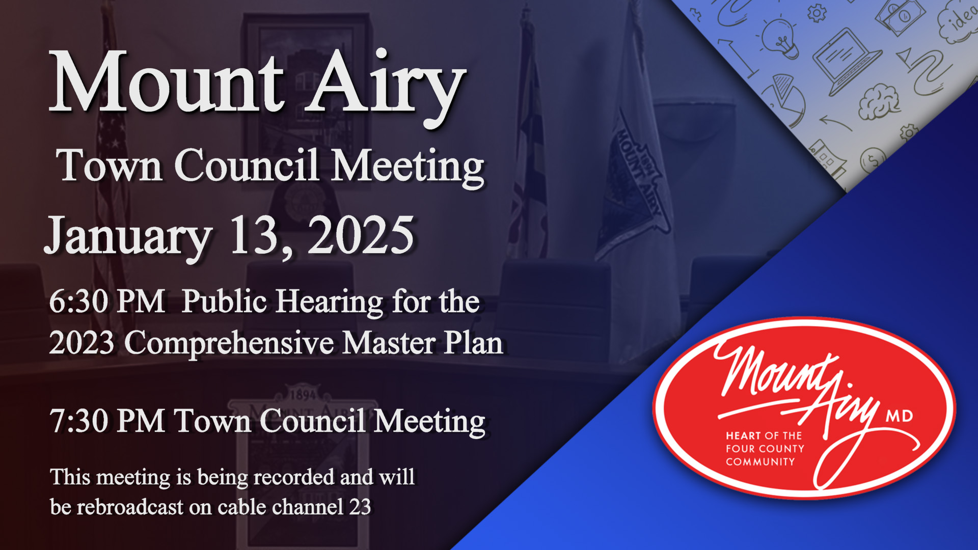 Mount Airy Town Council Meeting 1-13-2024