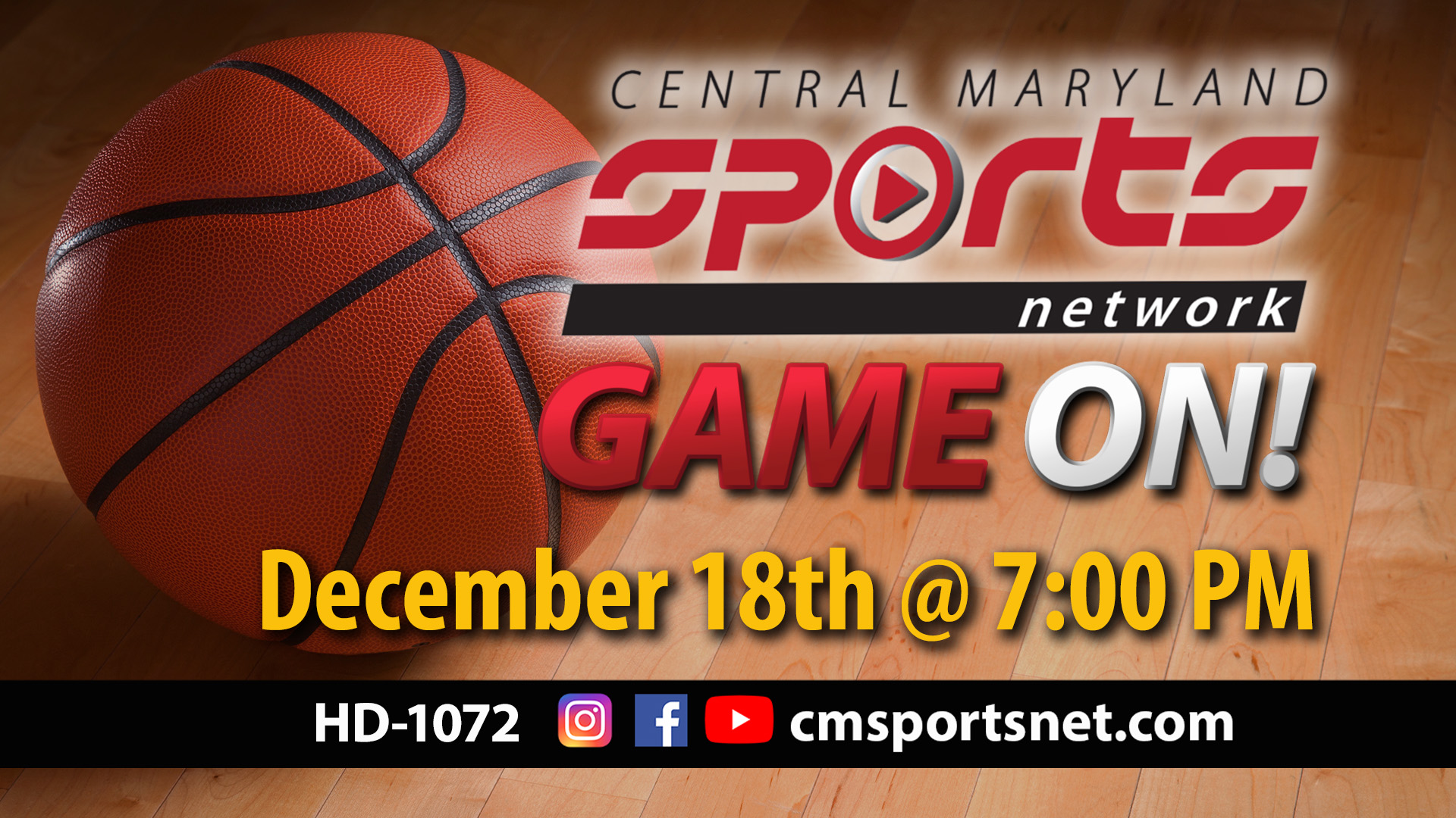 CMSportsNet Game On 12-18-2024