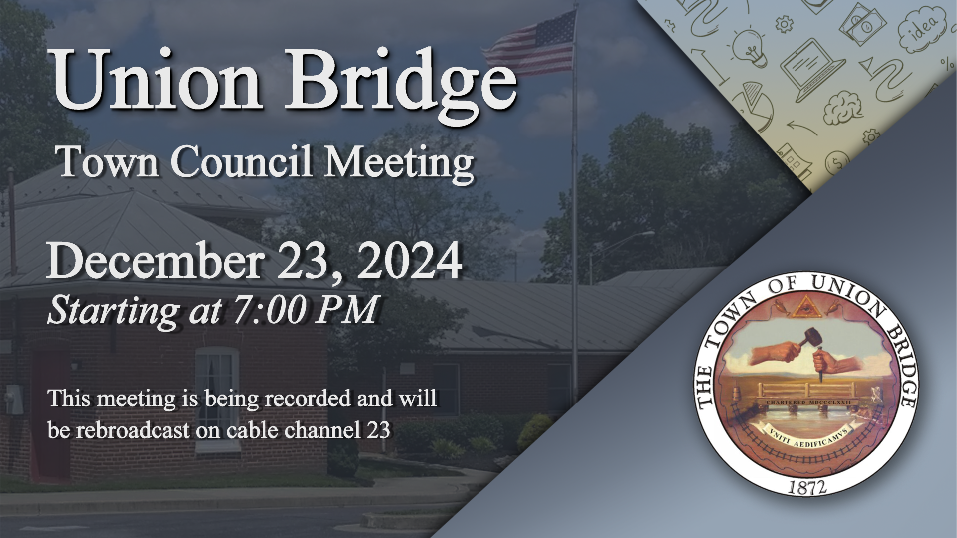 Union Bridge Town Council Meeting 12-23-2024