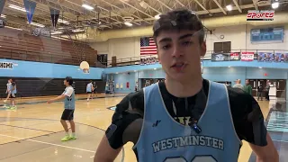 Westminster's Charlie Mollman 1-13-2025
