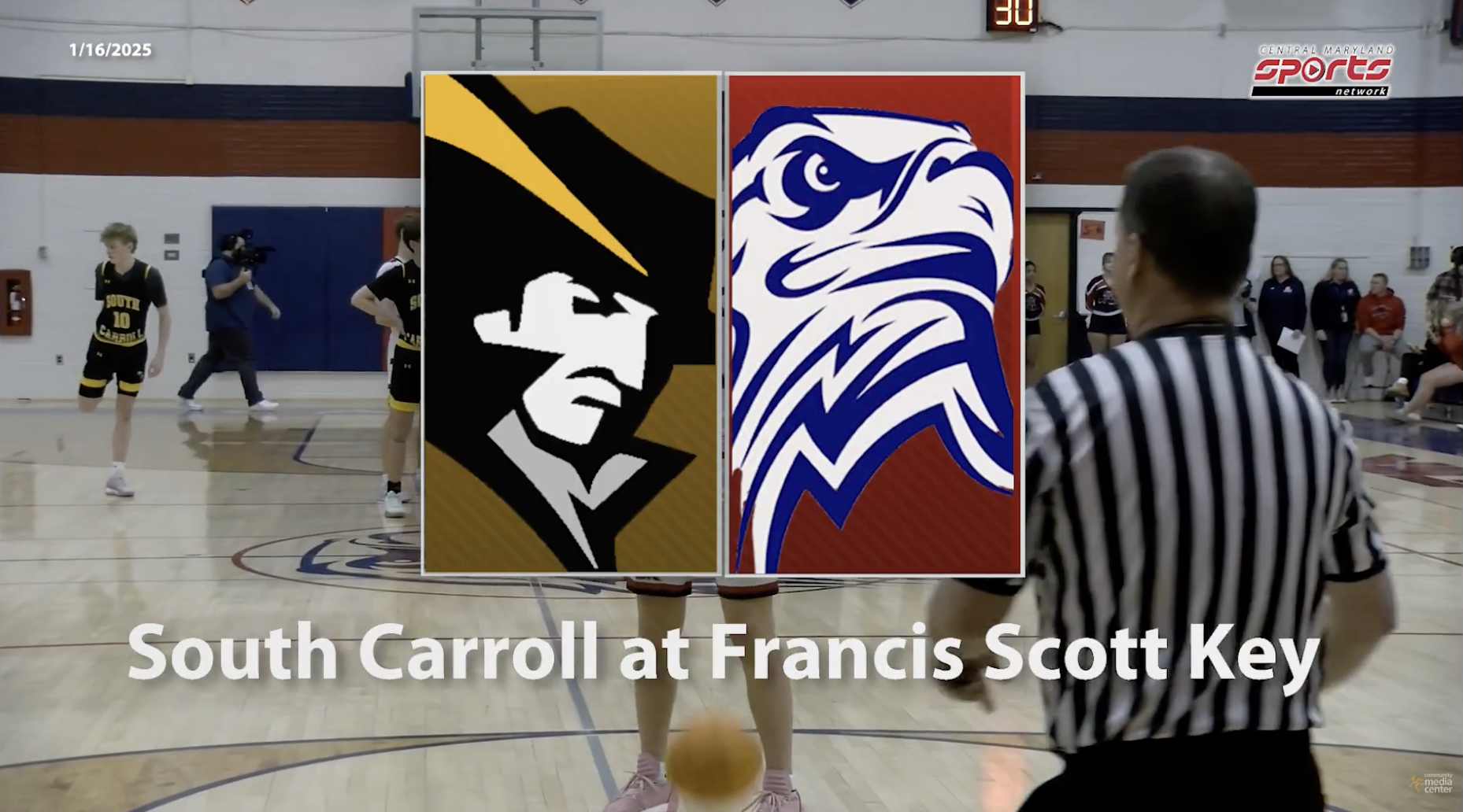 South Carroll Vs Francis Scott Key Boys Basketball Highlights 1/16/2025