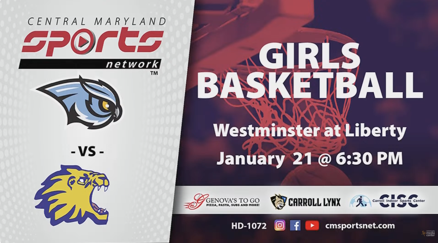 Westminster At Liberty Girls Basketball 1-21-2024