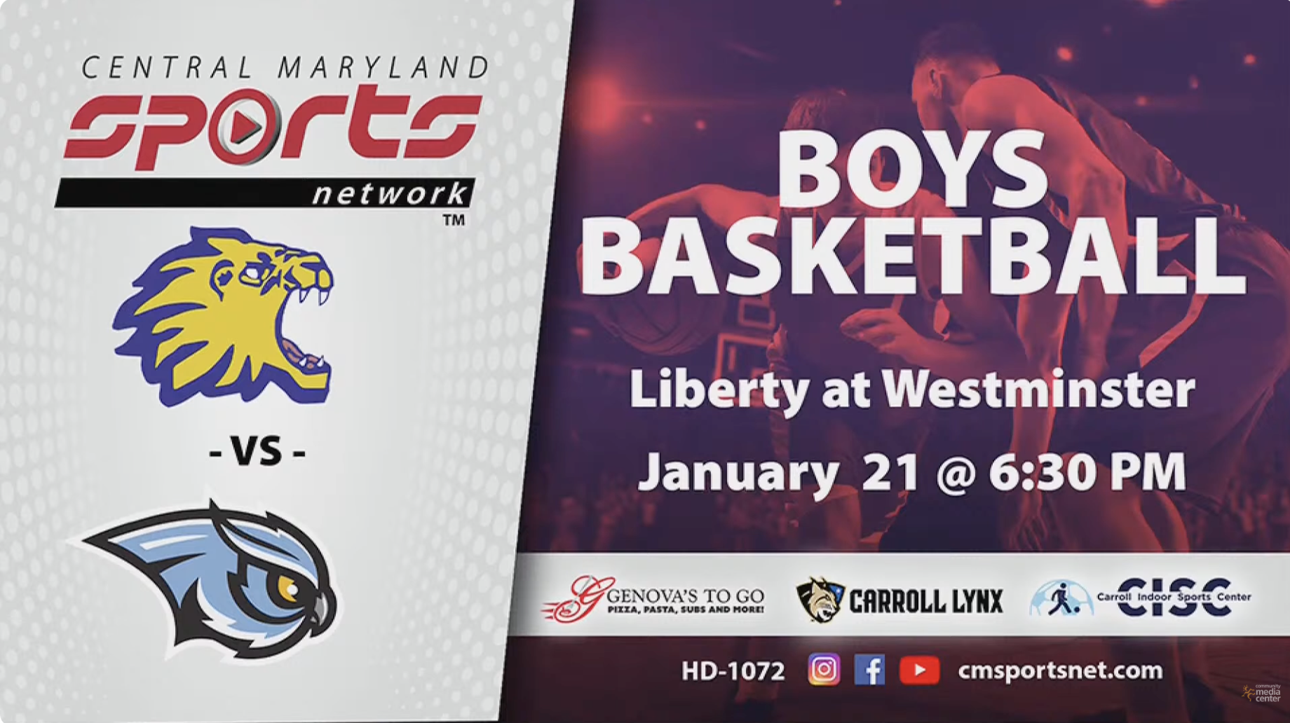 Liberty At Westminster Boys Basketball 1-21-2024