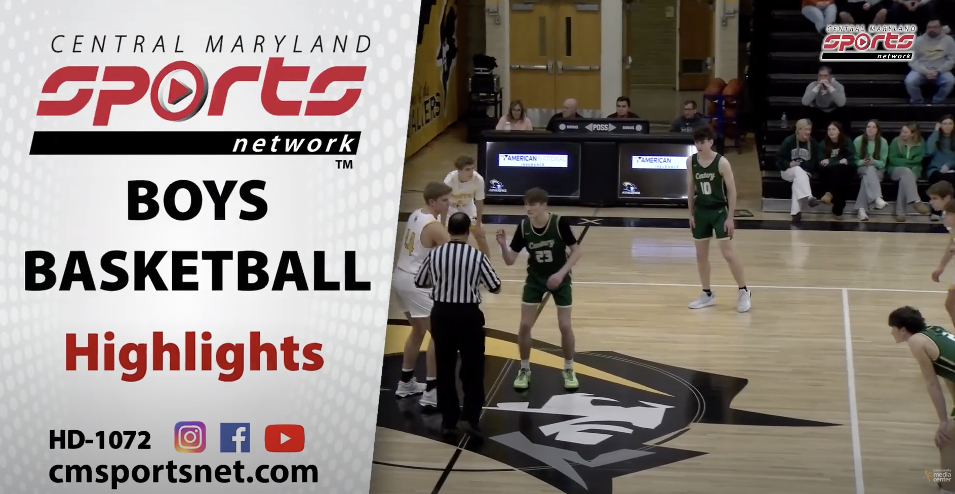 Century At South Carroll Boys Basketball Highlights 1/21/25
