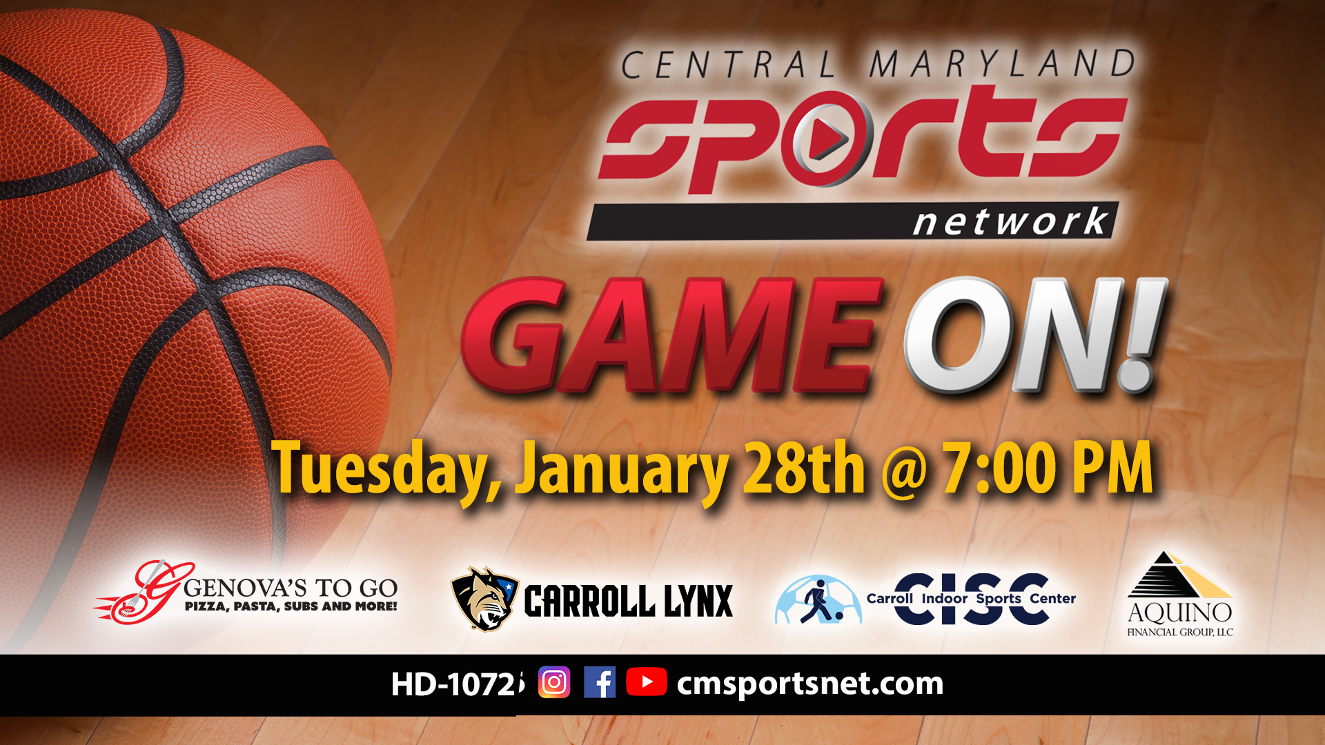 CMSportsNet Game On 1-28-2025