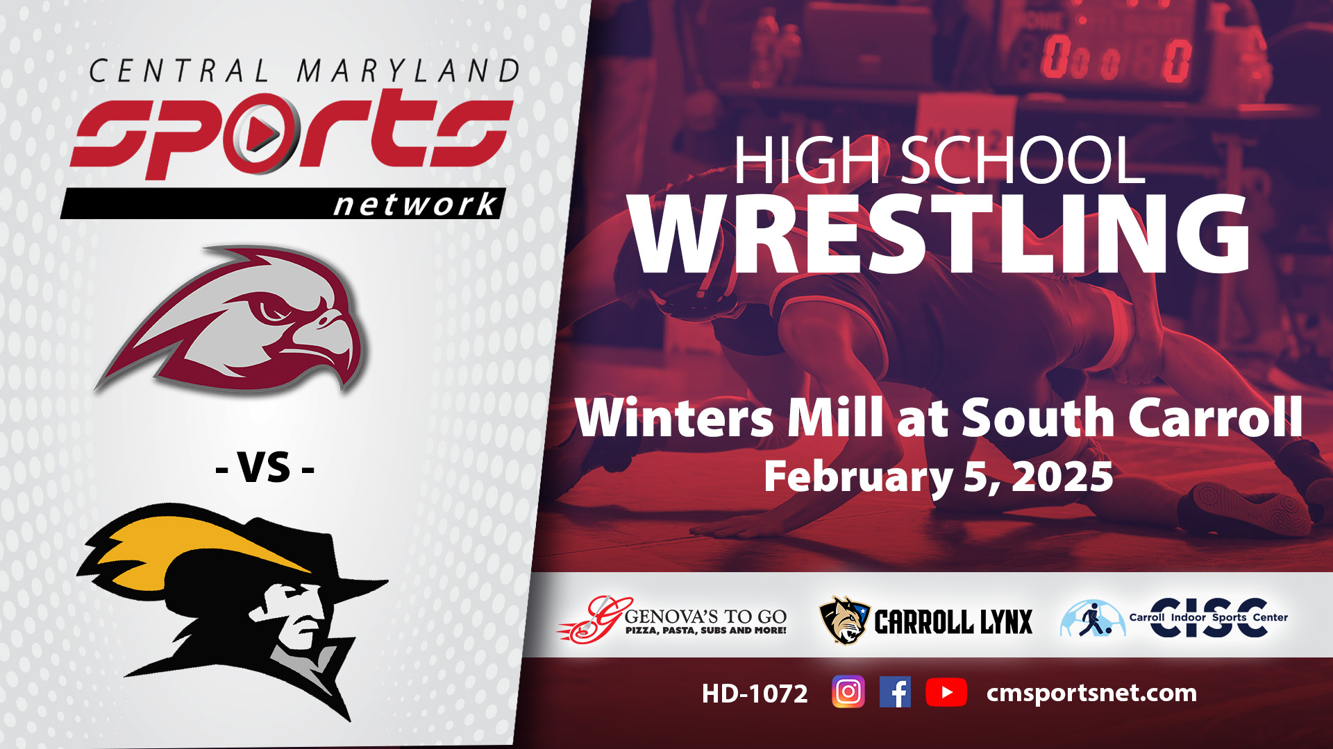 Winters Mill At South Carroll Wrestling 2-5-2025