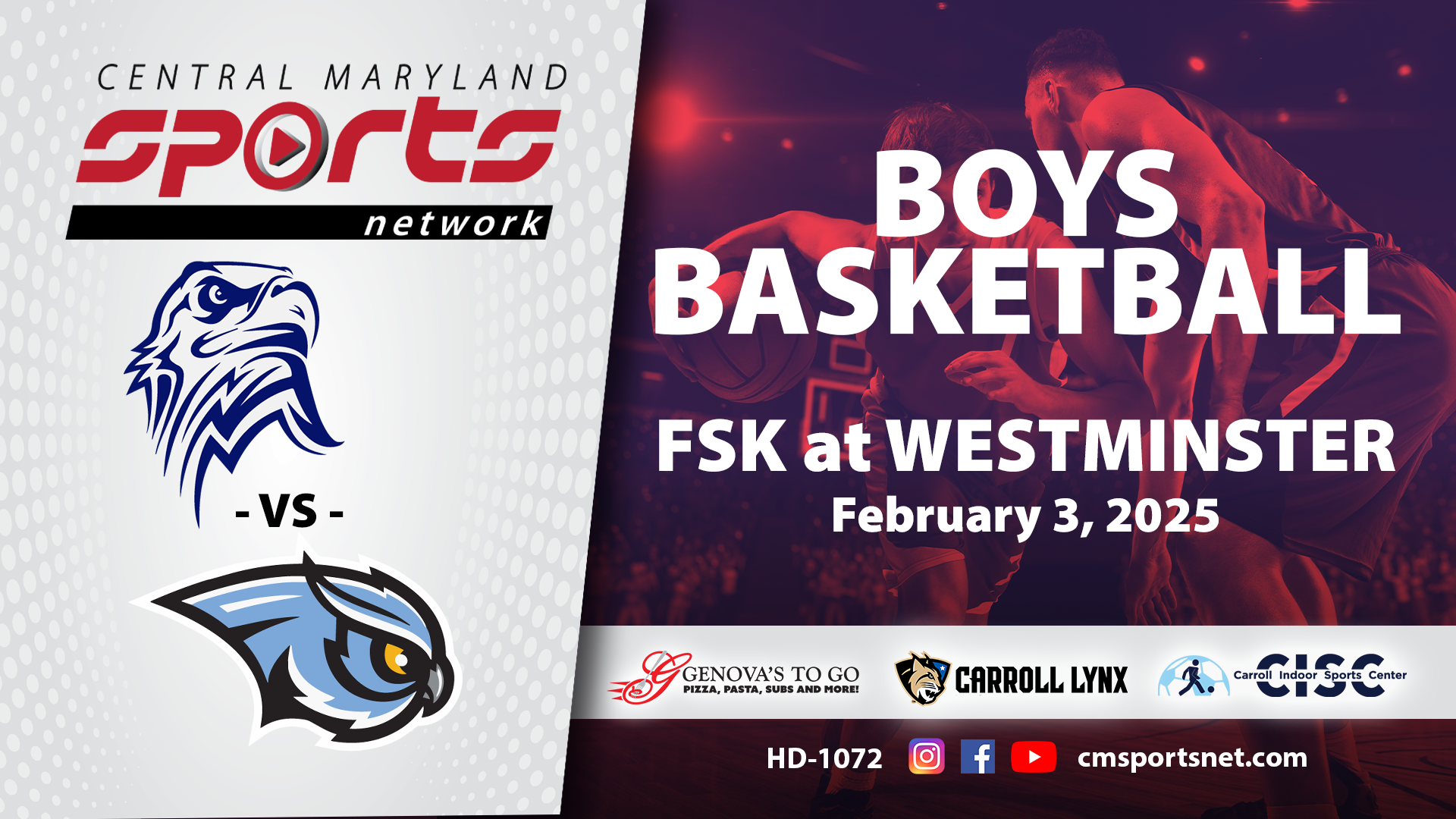 FSK At Westminster Boys Basketball 2/3/25