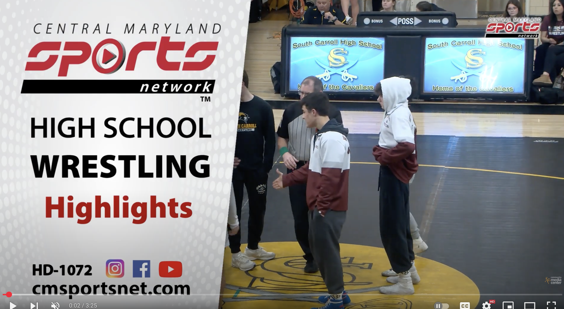 Winters Mill At South Carroll Wrestling Highlights 2/5/25