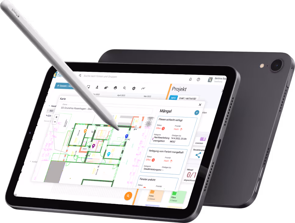 Mängelverortung mit Flexxter ganz einfach managen.