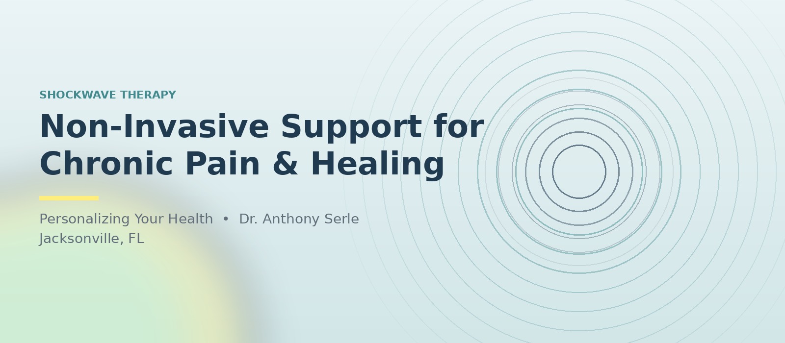 Shockwave Therapy: Non-Invasive Support for Chronic Pain and Tissue Healing