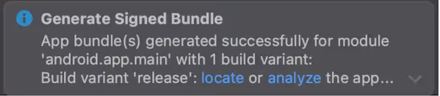 Generate Signed Bundle