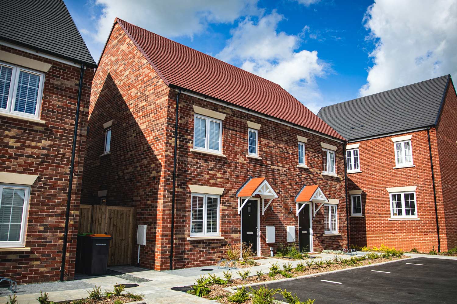 A row of UK residential houses, illustrating buying a second home