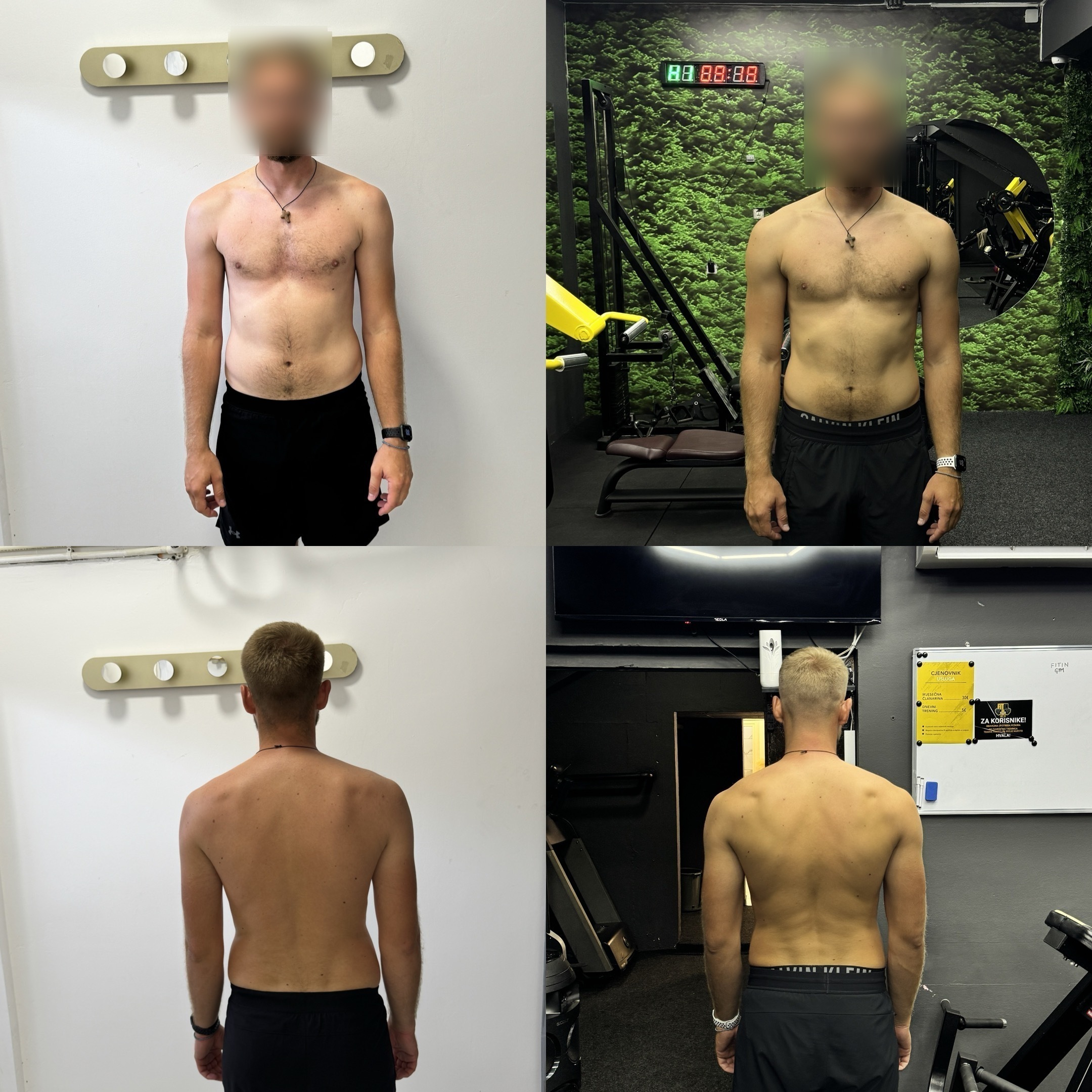 Tjelesna transformacija klijenta