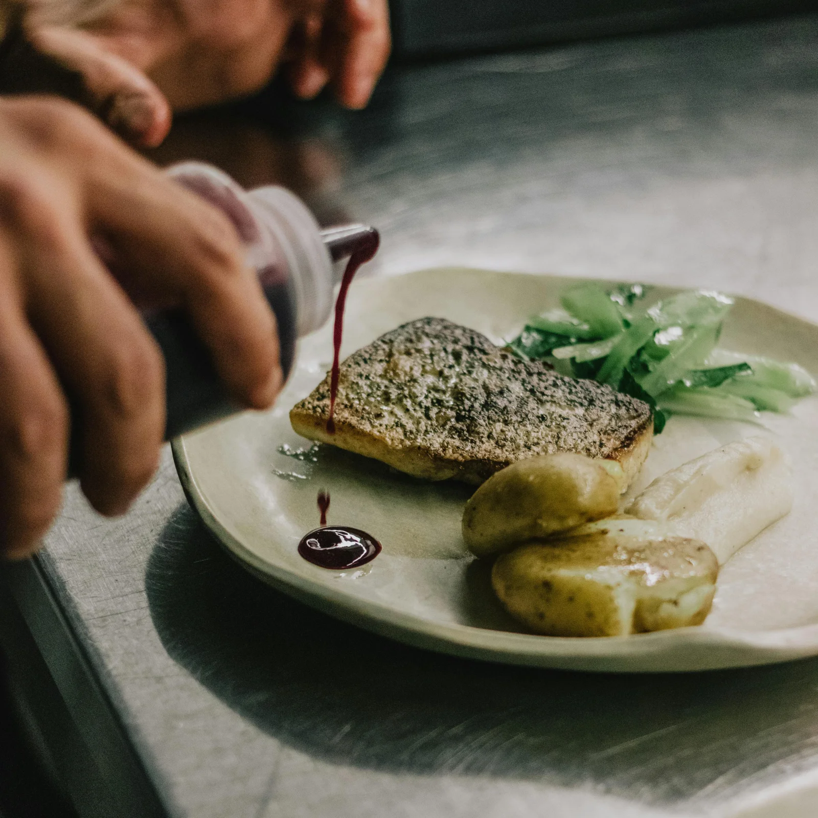 fine dining catering door swannery - mise-en-place