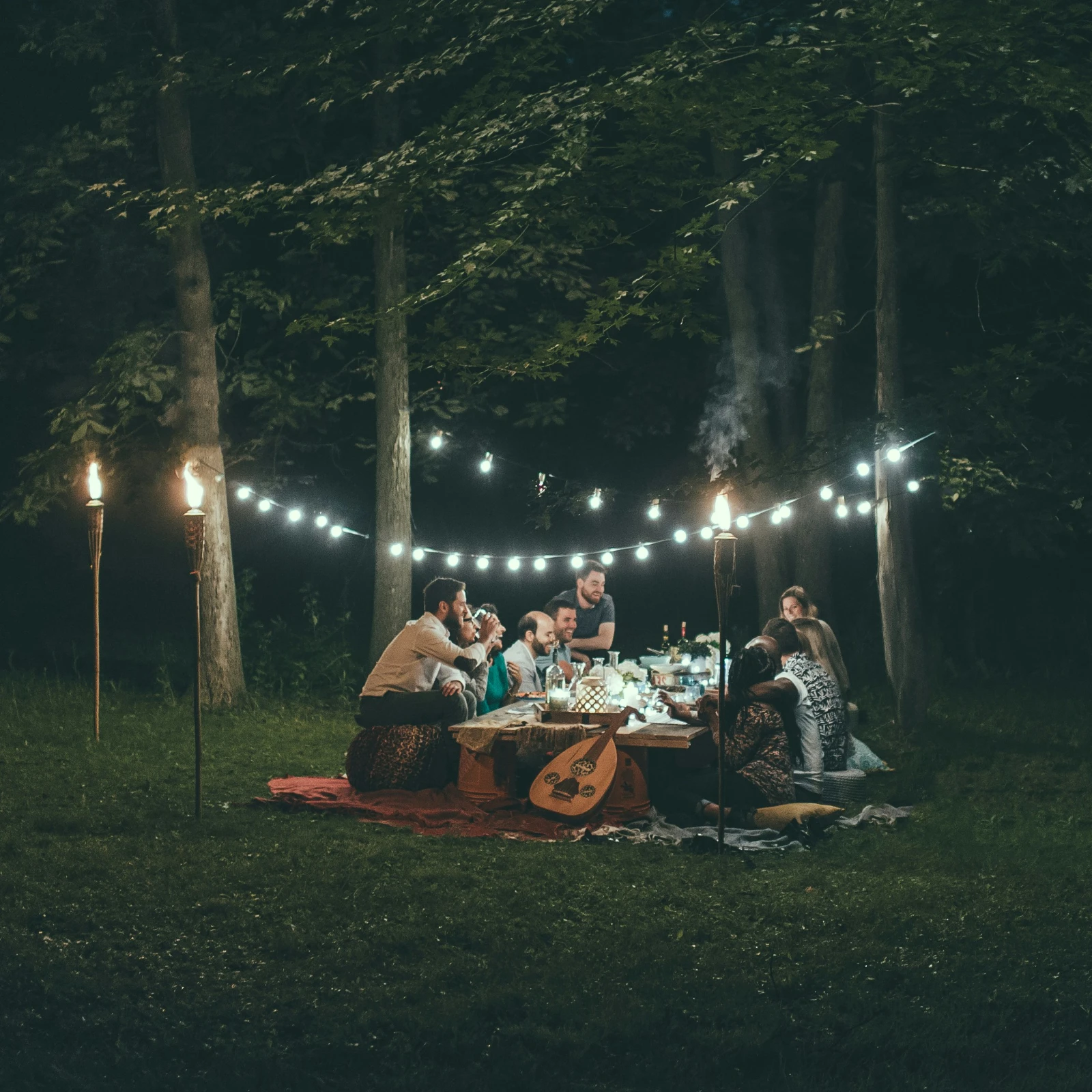 sitting dinner catering van swannery - klein gezelschap