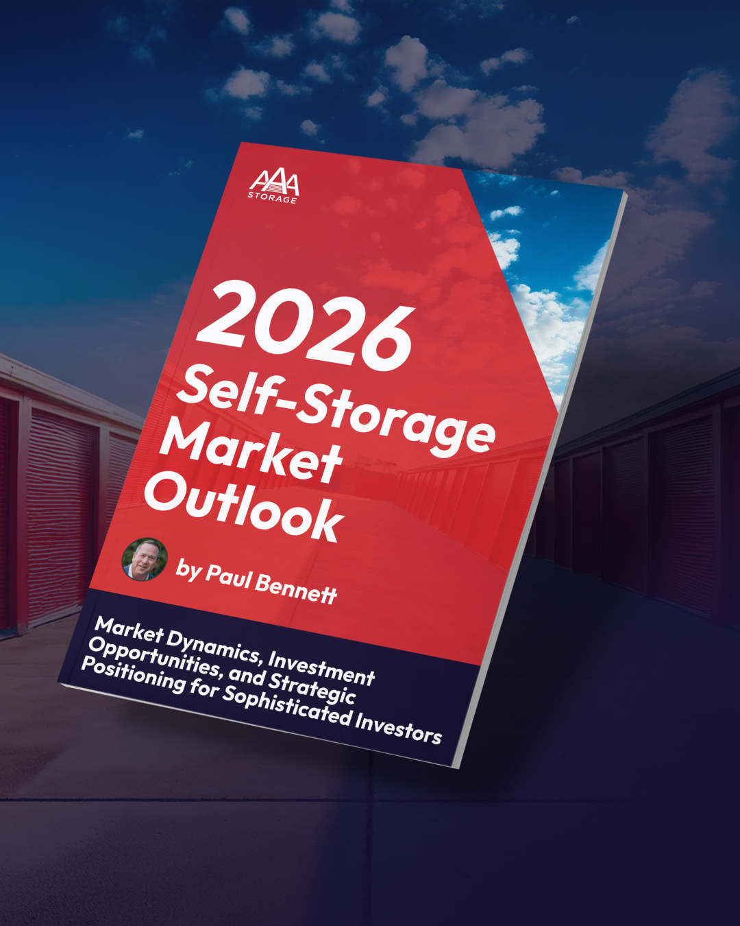 Cover of the ‘2026 Self-Storage Market Outlook’ ebook by Paul Bennett