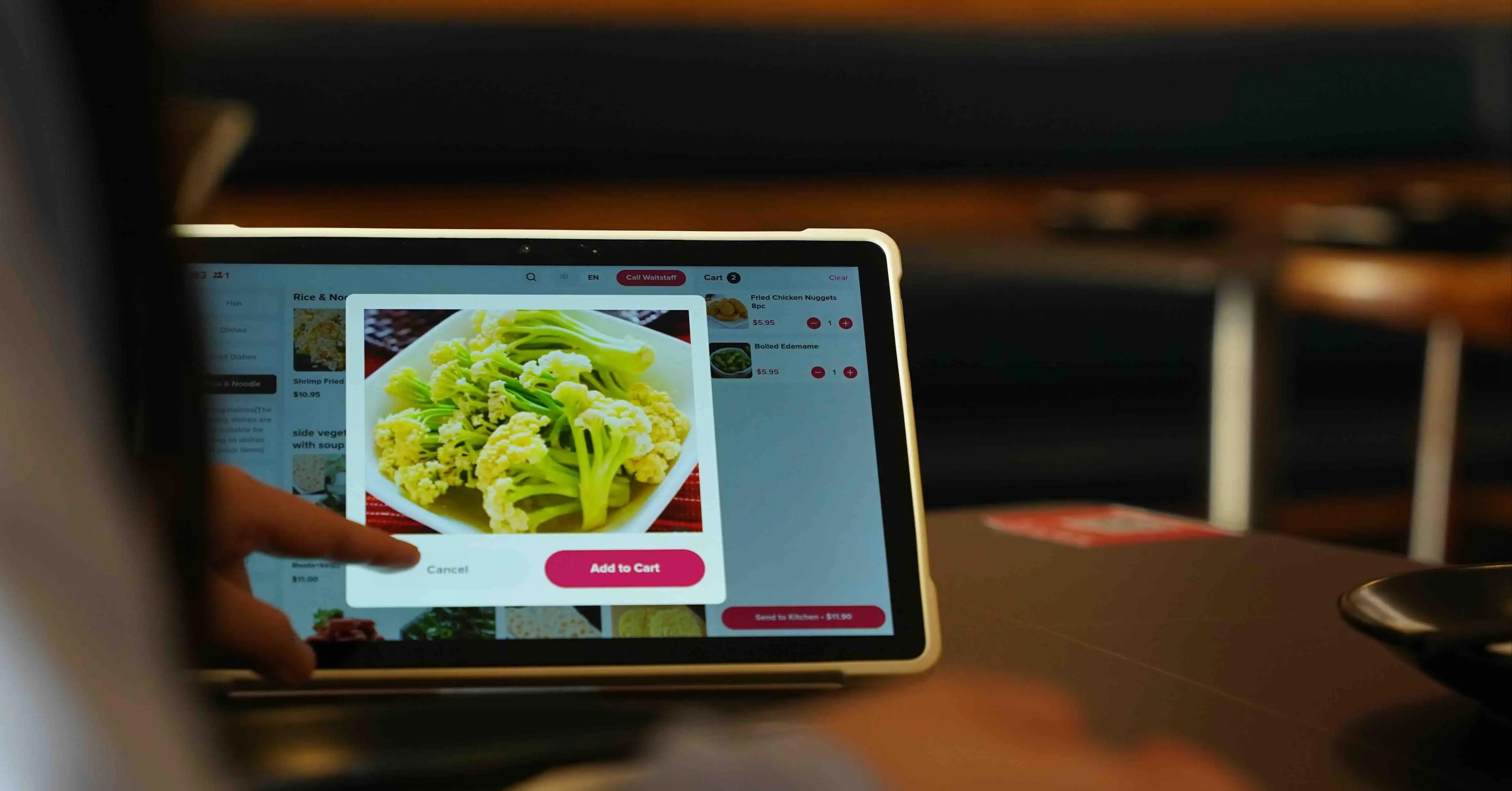 restaurant tablet ordering system