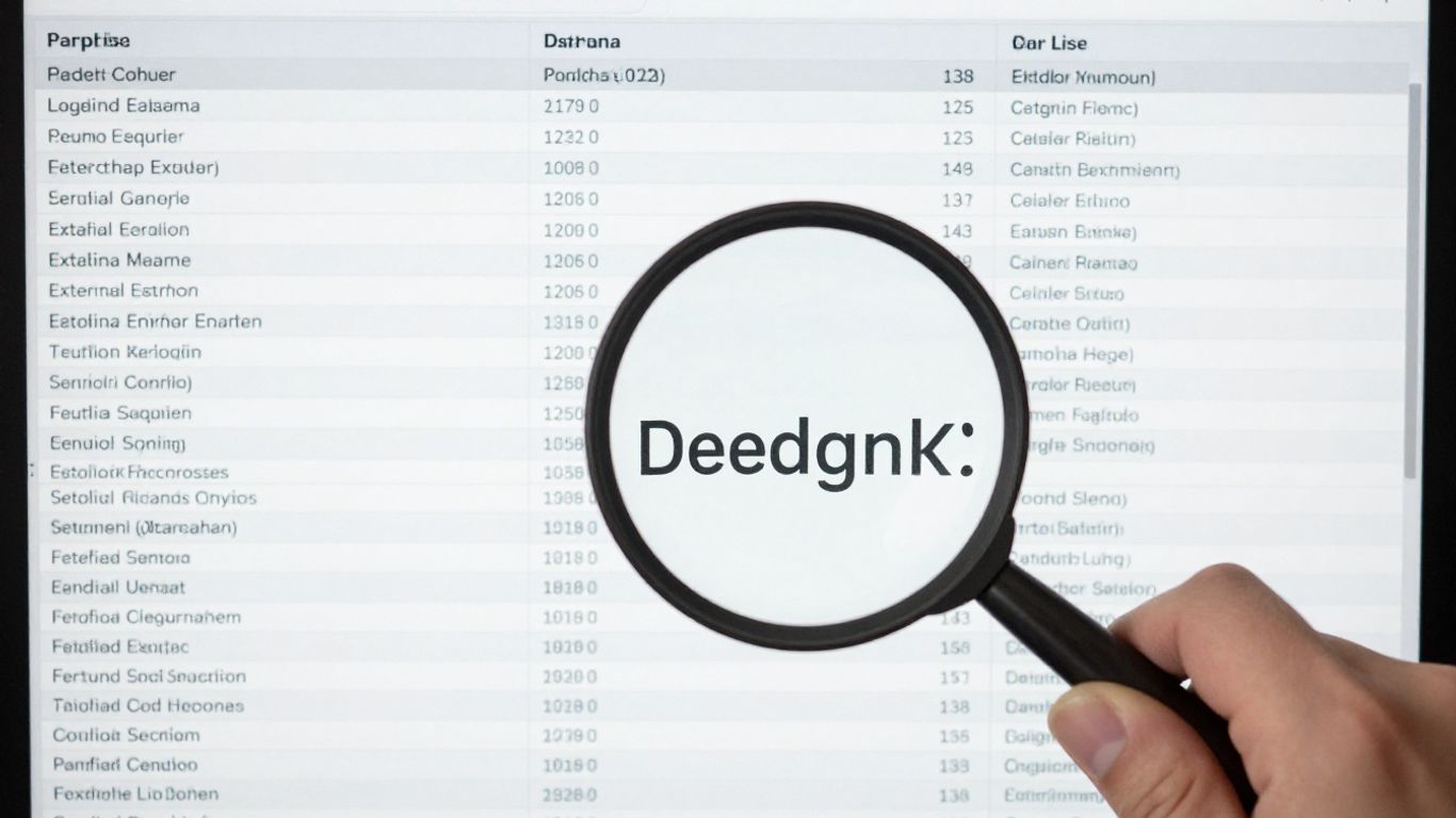 Property sales database interface with listings and details.