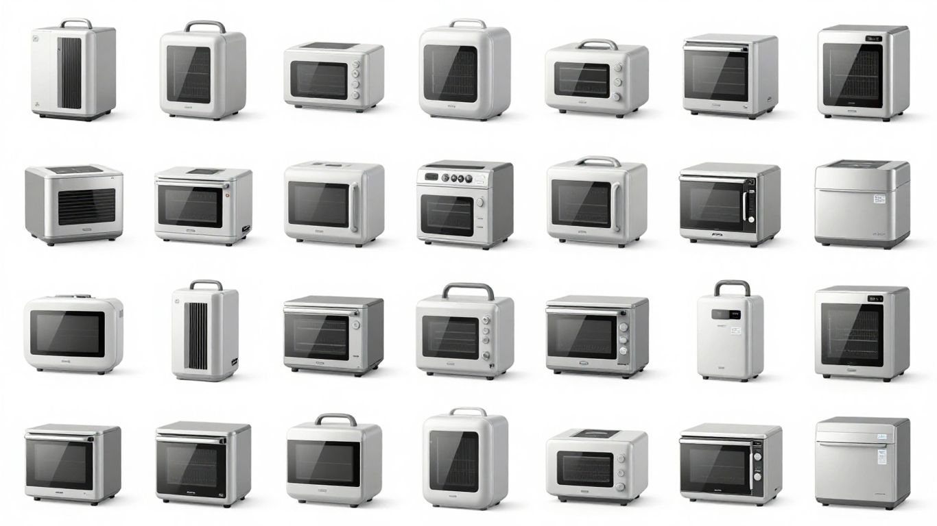 Organized product items with distinct visual characteristics.