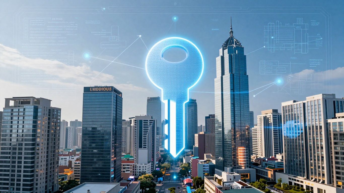 Real estate tech with property ownership data visualization.