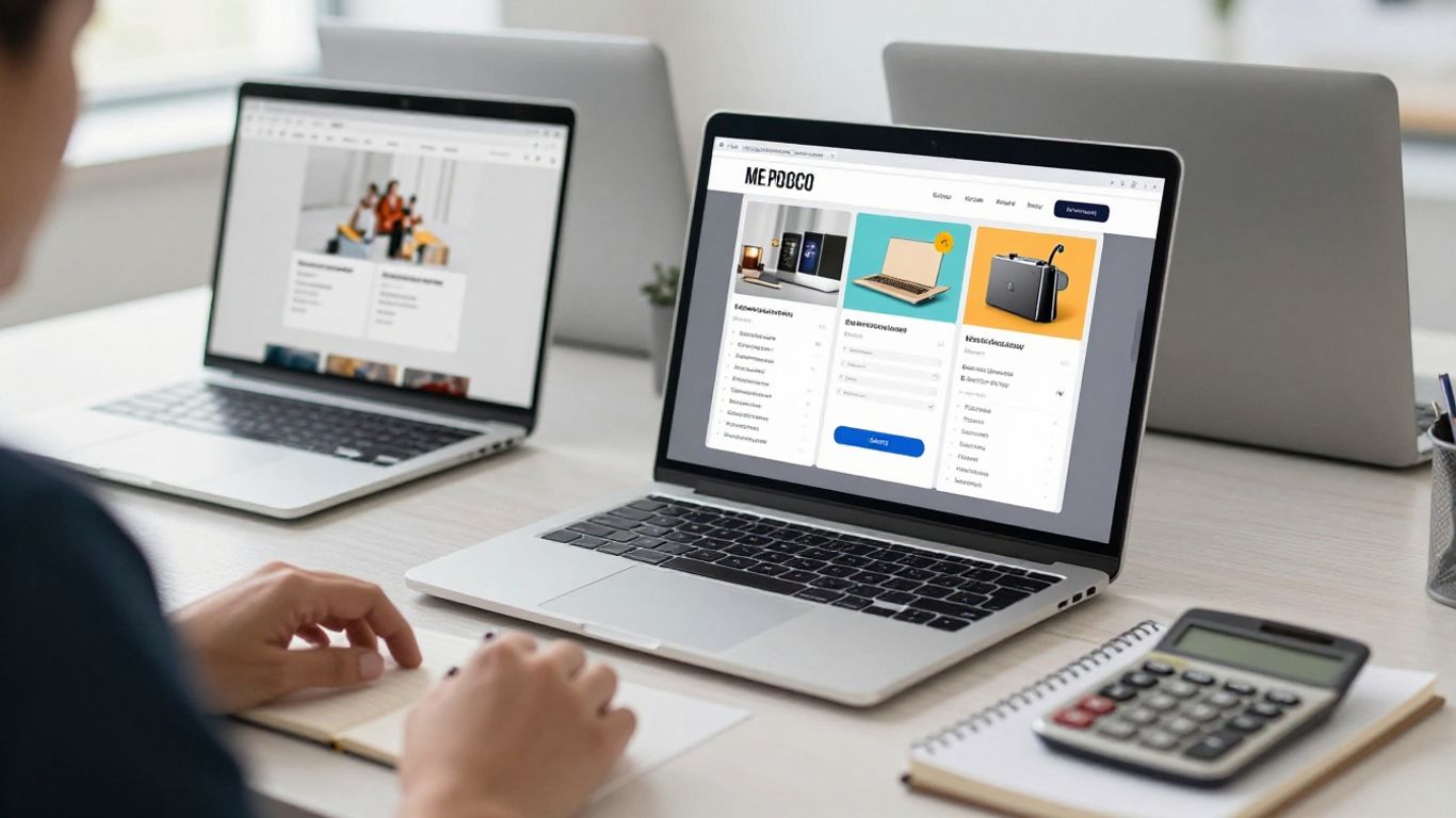 Retail analyst reviewing competitor product prices