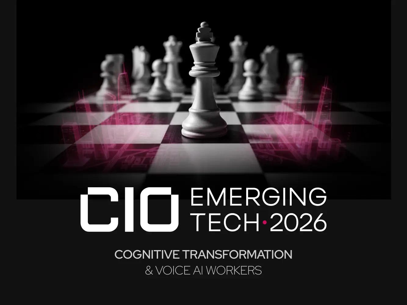 Texto 'Nova Parceria' acima dos logos das marcas Distrito e Lovable com fundo em degrade azul, rosa e preto.