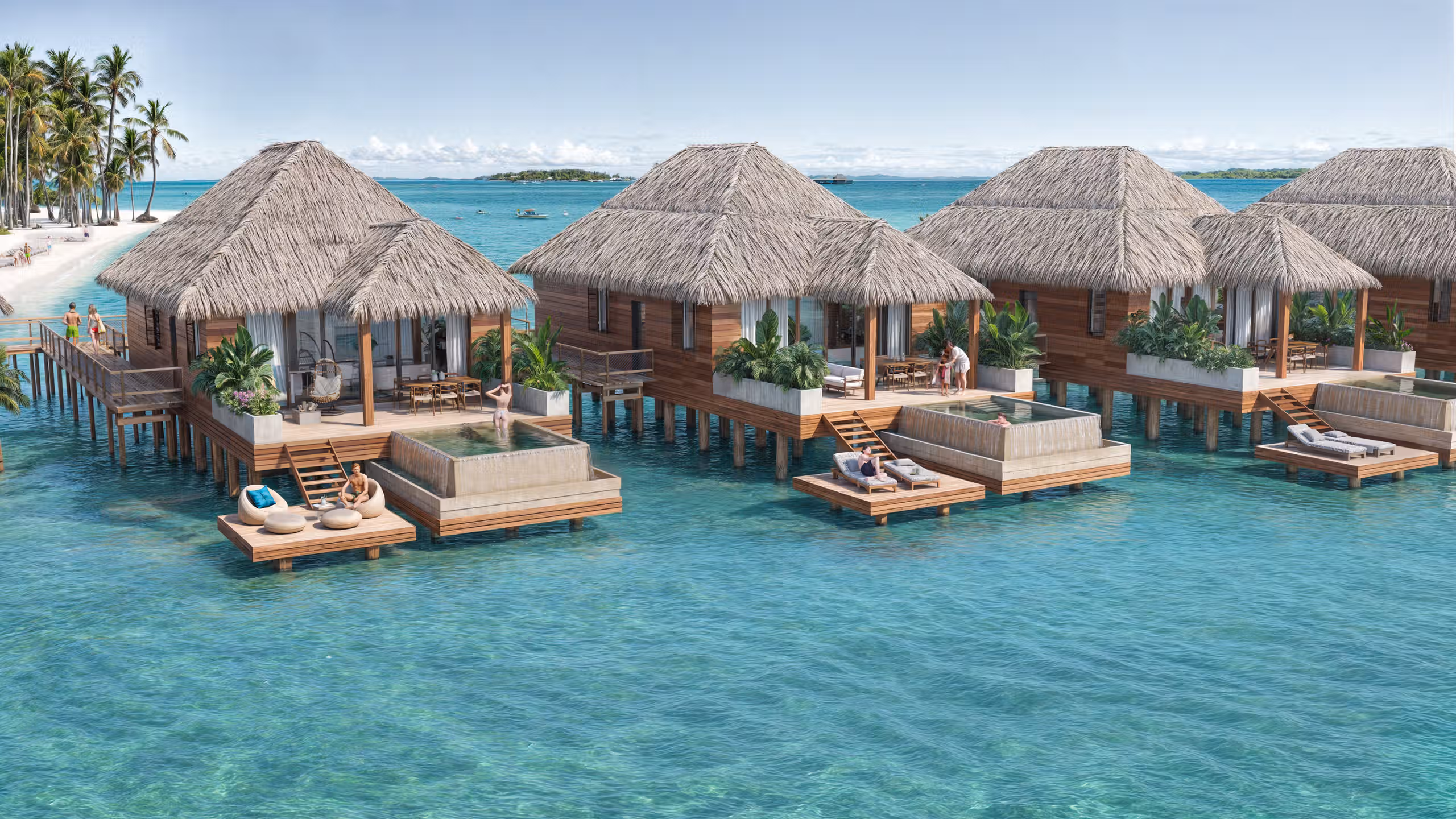 AZURE Michamvi luxury coastal residences on the beachfront in Zanzibar.