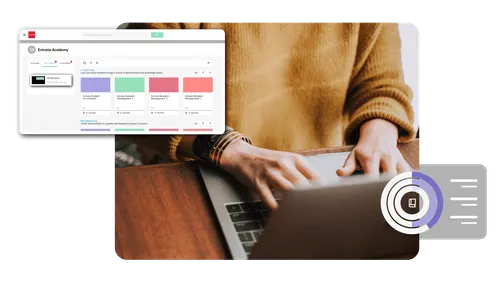 person using a laptop