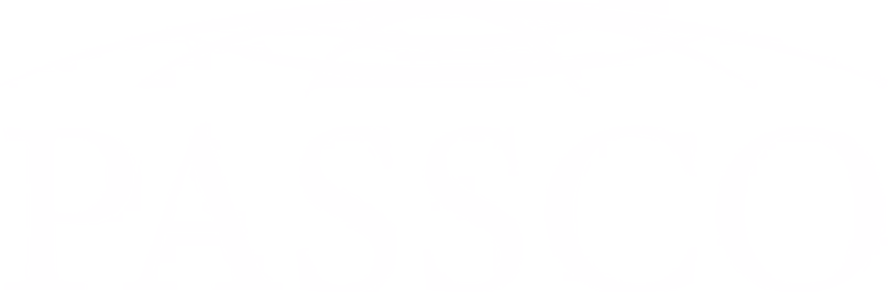 Passco logo in stylized text.