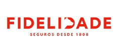 Logo da Fidelidade Seguros - Seguradora internacional que utiliza a gestão de vulnerabilidades inteligente da GAT desde 2022