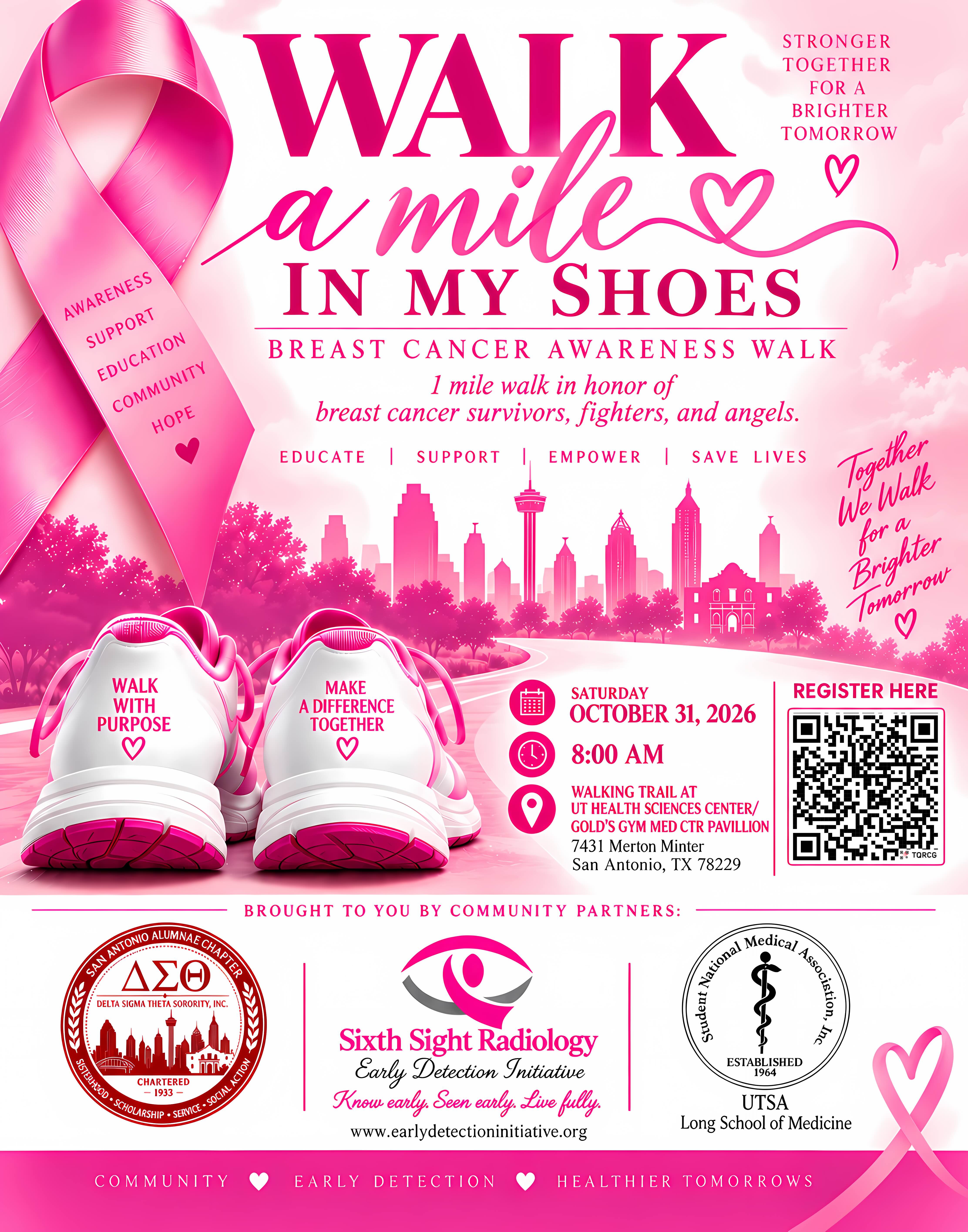 Walk a Mile in my Shoes Breast Cancer Awareness Walk